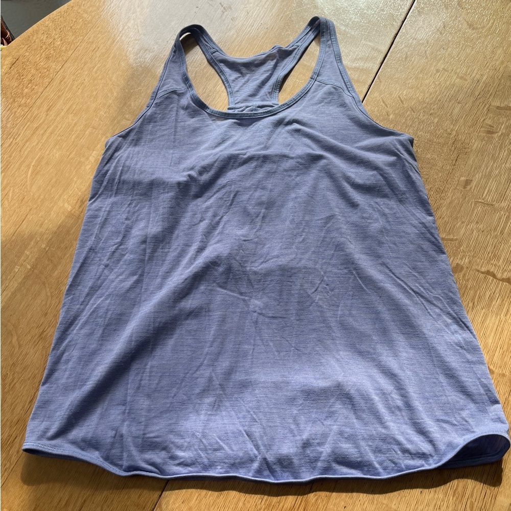 Lululemon Essentials Blue Tank Top size 10